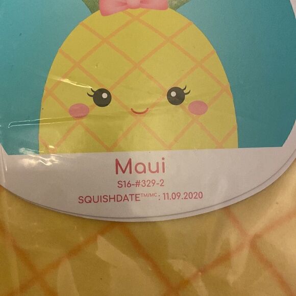 Kellytoys Squishmallows 16" Maui The Pineapple Plush Toy - Picture 3 of 8